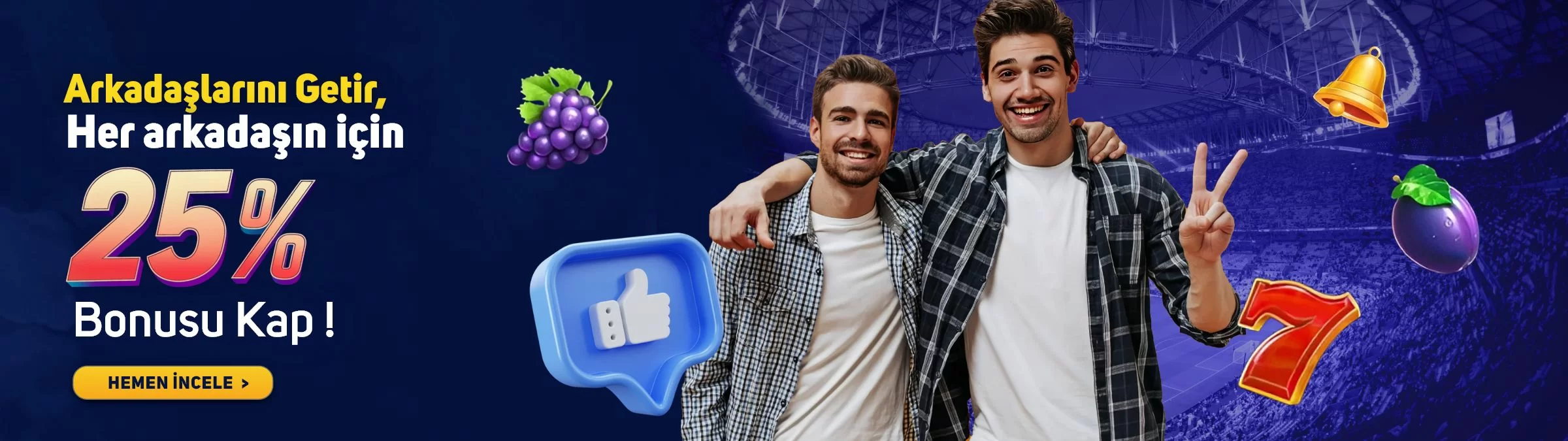 Vegabet referans programı: arkadaşını getir, %25 bonus kazan