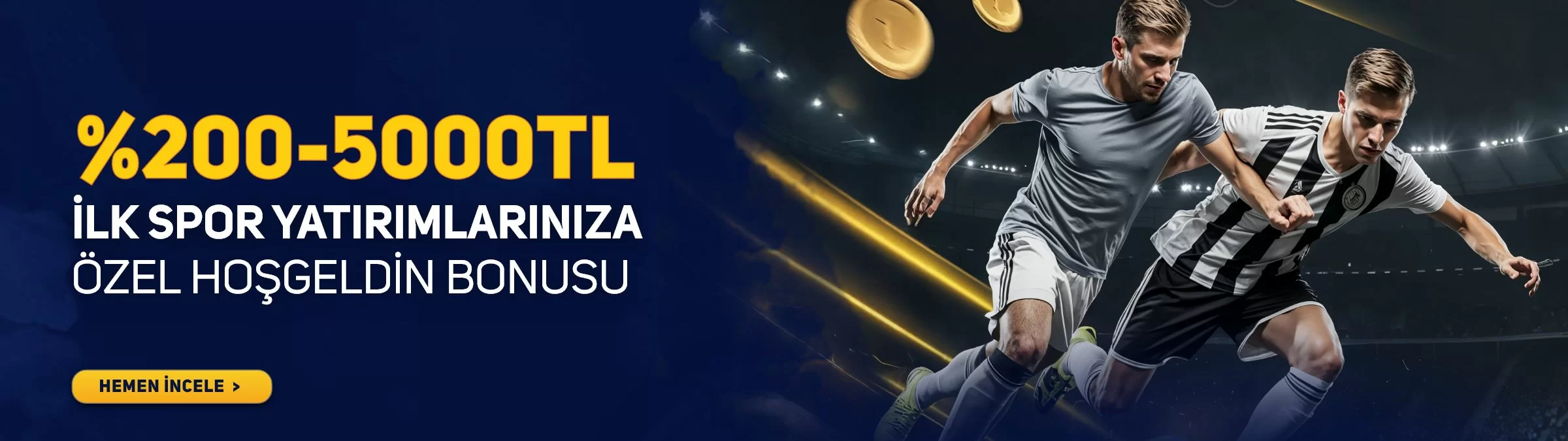 Vegabet ilk spor yatırımlarına özel %200 hoş geldin bonusu (5.000 TL'ye kadar)